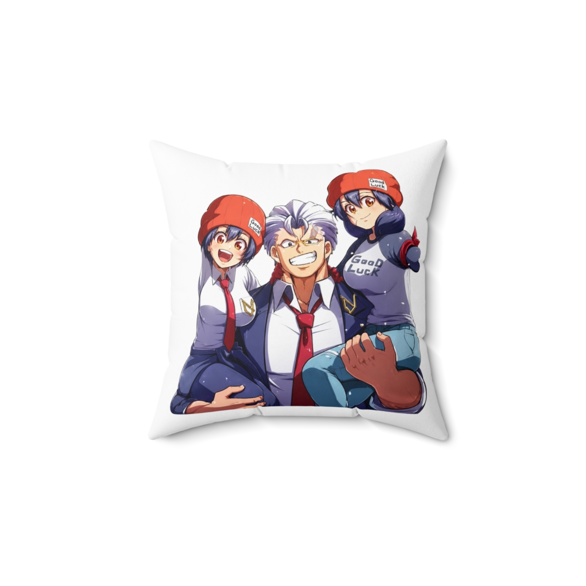 Undead Unluck Andy Strong Throw Pillow - alternate angle 1, merchandise